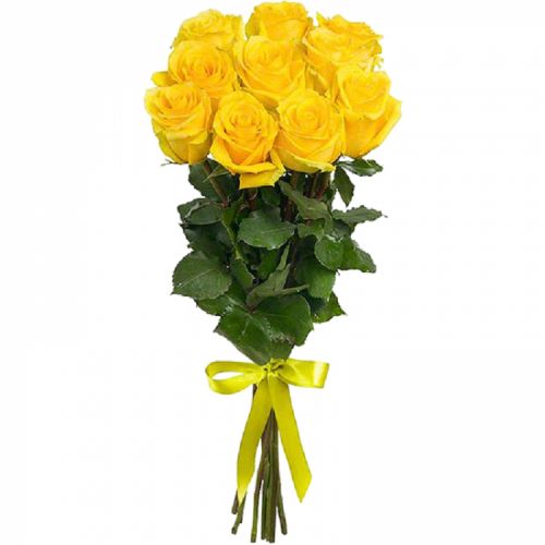 Заказать букет из 9 желтых роз с доставкой по Сочи